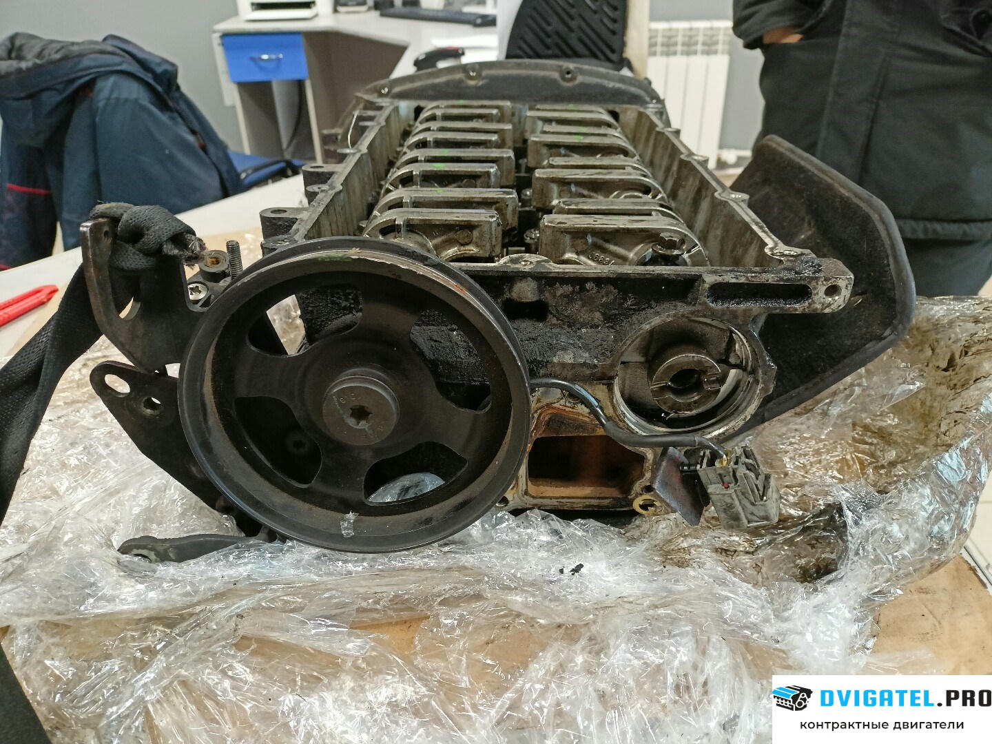 Головка блока цилиндров (ГБЦ) Ford Transit 2000 - 2006 D2FA, D2FB, D2FE 2.4 л., Дизель, TDDI, артикул 8662416