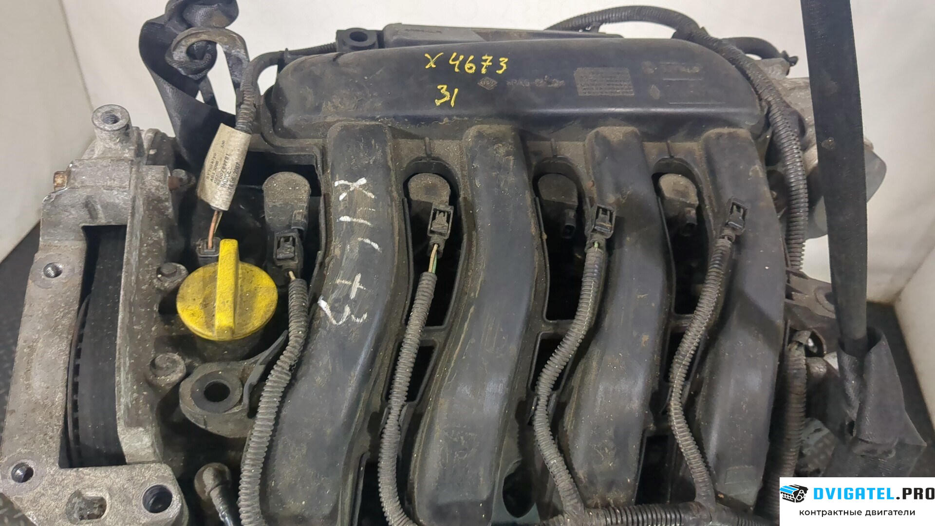 Двигатель Renault Megane 2 2002 - 2009 K4M 812 1.6 л., Бензин, Инжектор, артикул 8817652