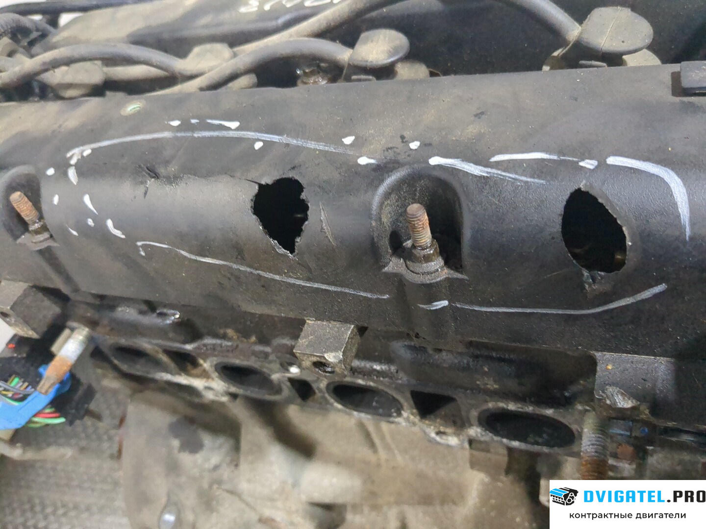 Двигатель Ford Focus 2 2005 - 2008 HWDA, HWDB 1.6 л., Бензин, Инжектор, артикул 8408767