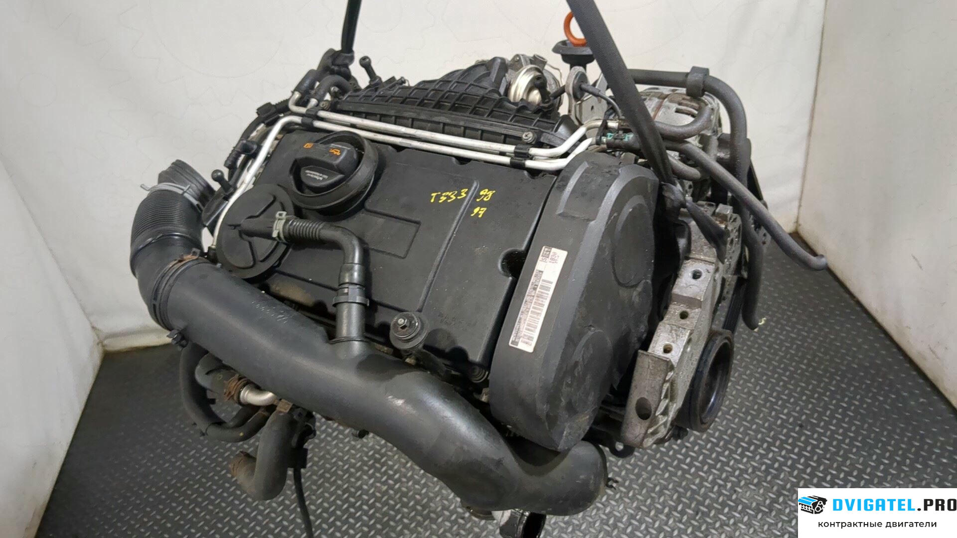 Двигатель Volkswagen Golf 5 2003 - 2009 BKD 2 л., Дизель, TDI, артикул 8389854