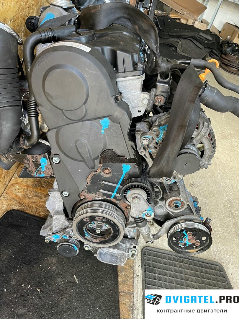 Двигатель Audi A6 C5 1997 - 2004 AWX 1.9 л., Дизель, TDI, артикул 9079036