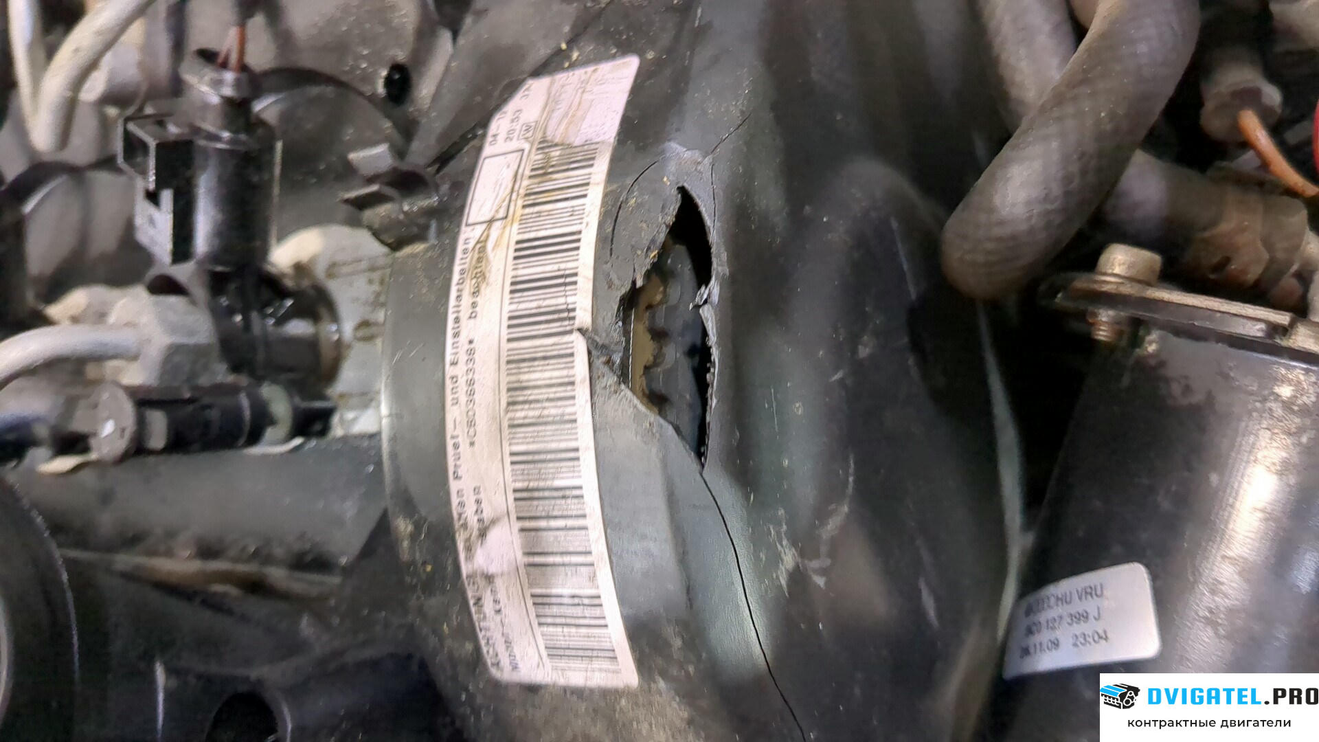 Двигатель Volkswagen Passat 6 2005 - 2010 CBDC 2 л., Дизель, TDI, артикул 9257529