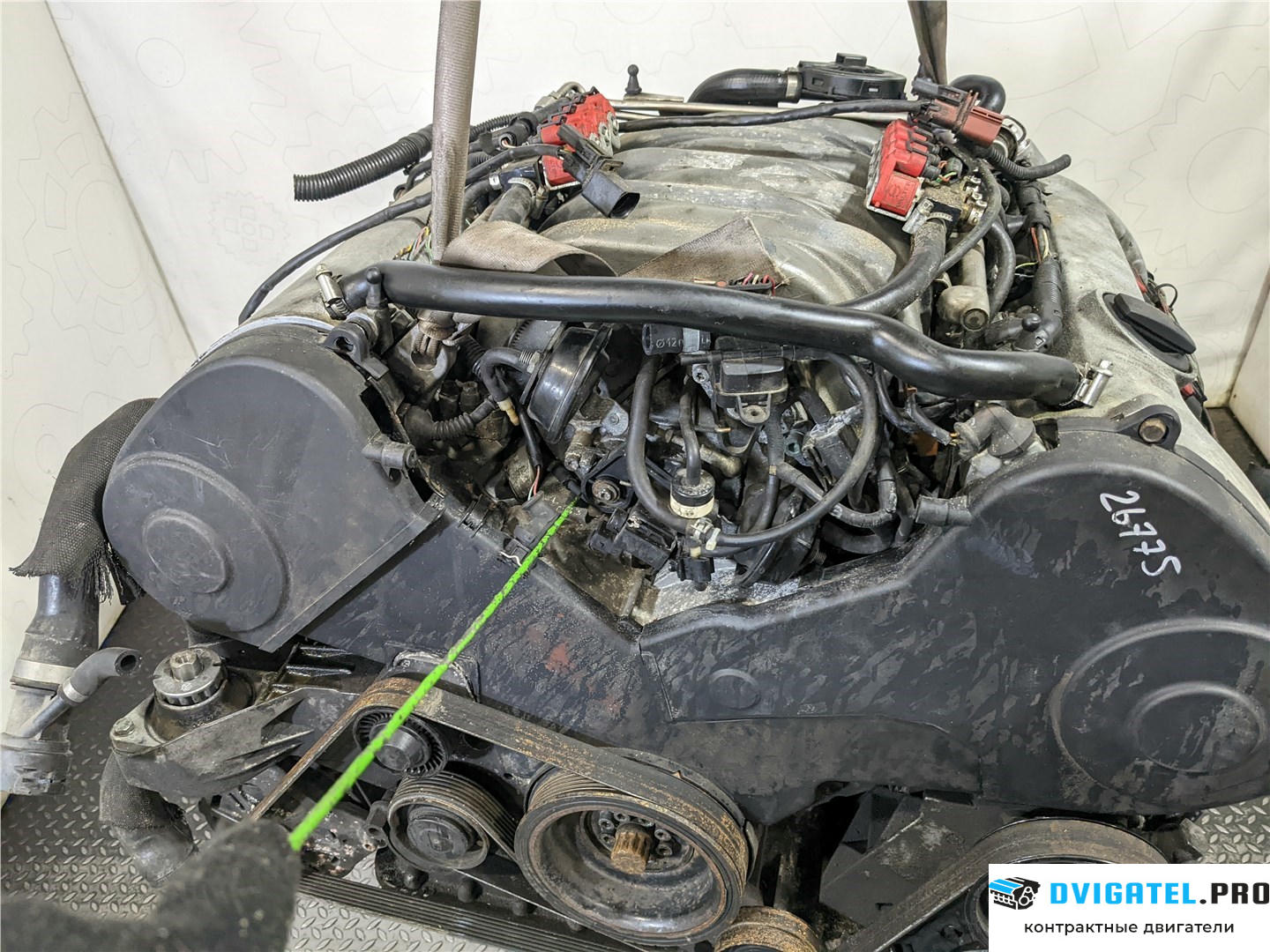 Двигатель Audi A8 D3 2002 - 2005 BFL 3.7 л., Бензин, Инжектор, артикул 7851796