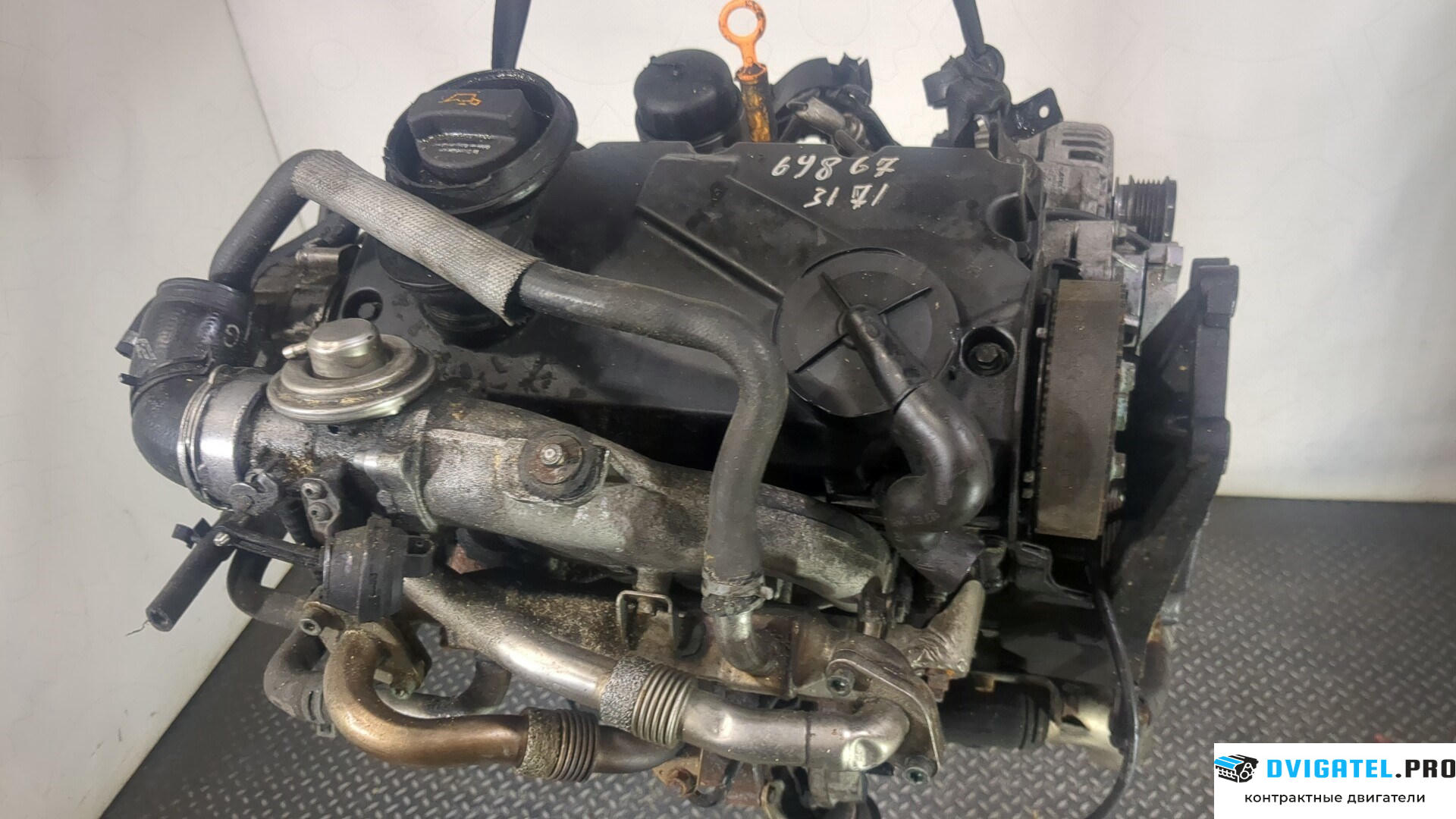 Двигатель Ford Galaxy 2000 - 2006 AUY 1.9 л., Дизель, TDI, артикул 8904117