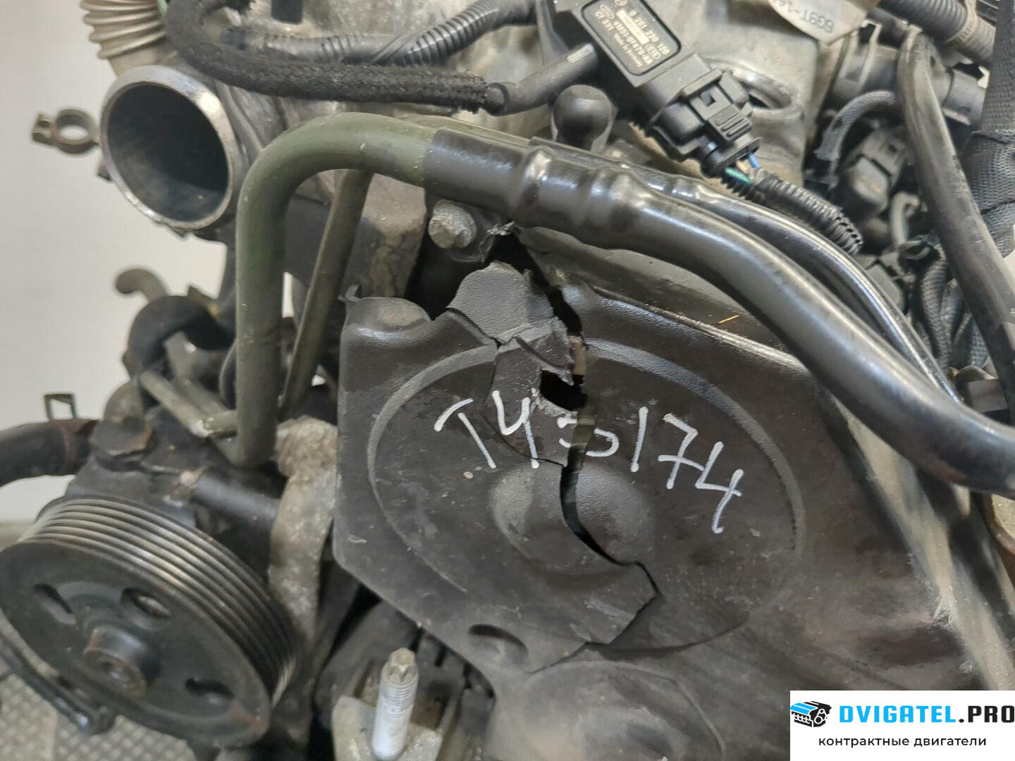 Двигатель Ford Mondeo 4 2007 - 2015 KHBA, QYBA 1.8 л., Дизель, TDCI, артикул 9233796