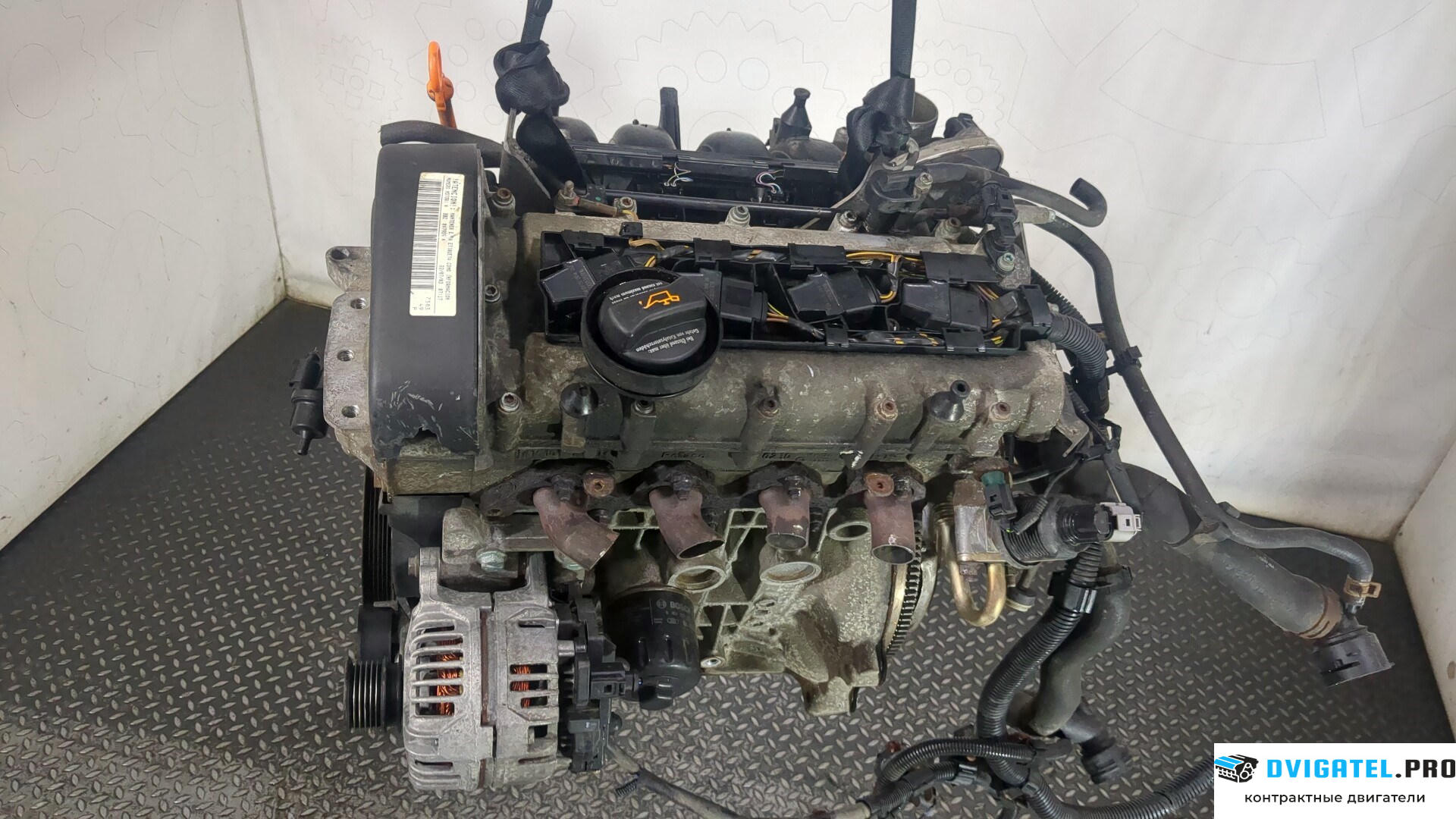Двигатель Seat Ibiza 3 2001 - 2006 BBZ 1.4 л., Бензин, Инжектор, артикул 9042996