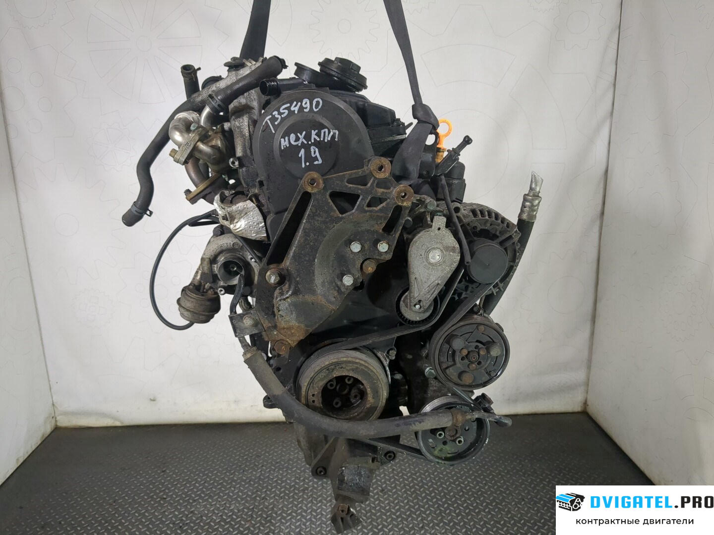 Двигатель Ford Galaxy 2000 - 2006 AUY 1.9 л., Дизель, TDI, артикул 8589235